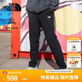 北面（The North Face）休闲裤运动裤男户外运动防泼溅长裤透气春季上新 黑色 XL/180/92A