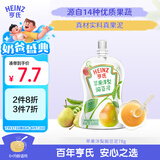 亨氏婴幼儿辅食苹果洋梨豌豆泥超金果泥宝宝辅食营养78g
