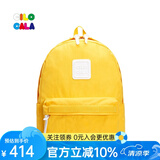 CILOCALA双肩包女M+号登山包校园电脑包大容量旅行包上班出游背包帆布书包 BANANA
