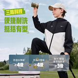 NIKE耐克男女童夹克【防泼水防污】小软壳2026秋冬季青少年儿童外套 正黑色 【防泼水防污】-1500 140 /68【建议身高128-140cm】 (偏大,建议选小一码)