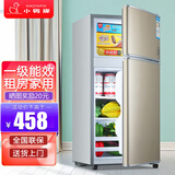 小鸭牌小冰箱迷你小型家用 冷藏冷冻两用宿舍寝室出租房用双门办公室电冰箱节能省电 一级能效-82A150LS金【三天约一度电】