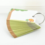 誉禾空白卡片小学英语单词卡生字卡随身便携记录卡记事卡100张 4302单面四线