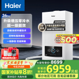 海尔（Haier）超一级能效低噪无级双变频水伺服零冷水平衡式燃气壁挂炉天然气锅炉省气 LL1PBD26-JN7PLUSNRPCU1
