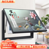 柳莺花燕免打孔电表箱装饰画现代简约客厅餐厅挂画电闸箱配电箱遮挡壁画 家和事兴 45X35遮挡35X25表箱 上掀款