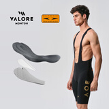VALORE MONTON自行车公路车双箭头坐垫AOE骑行服新月背带短裤男春夏款裸感透气 新月黑色男款背带短裤 M