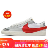 耐克NIKE男休闲鞋经典BLAZER LOW '77新年红运动鞋DQ8769-100灰白42.5