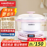 金灶（KAMJOVE） KV-18T 隔水电炖盅白瓷炖盅燕窝煲汤煮粥锅bb煲1.8L 粉红色 1.8L