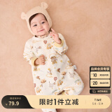 巴拉巴拉婴儿男童连体新生儿宝宝包屁衣女童爬服夹棉2024加厚208424133205