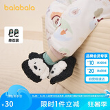 巴拉巴拉宝宝地板袜防滑点胶冬季儿童保暖袜子男女童加绒学步208424172204