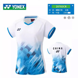 尤尼克斯（YONEX）羽毛球服大赛服速干透气运动短袖 女款20783CR-白-国羽同款  L