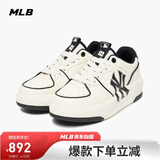 MLB鞋子男女复古板鞋学长鞋休闲运动鞋3ASXCA12N-50WHS-275/米白色