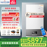 小松鼠（squirrel）壁挂炉天然气家用燃气壁挂炉暖气 采暖热水器 供暖热水两用 板换式地暖暖气片洗浴两用壁挂炉 24KW -B15+无线WIFI温控器