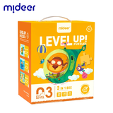 弥鹿（MiDeer）进阶拼图幼儿早教纸质拼图3-4岁男女孩礼物3阶-自由游行