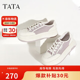 他她2024夏商场同款运动时尚女板鞋款WL801BM4 紫/白 34