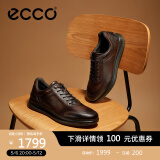 爱步（ECCO）商务休闲鞋 男士休闲皮鞋男鞋牛皮休闲运动鞋子正装鞋 雅仕207124 可可棕20712401482 40