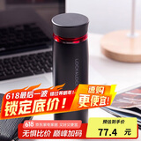 乐扣乐扣（LOCK&LOCK）菲特旋转盖轻量杯保温杯学生商务水杯450ml黑红 LHC4131BKR
