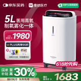 维德5L升医用制氧机家用老人吸氧机呼吸氧气雾化机高原氧气机ZY-5VW
