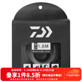 达亿瓦（DAIWA） 钓竿把手缠带(A) 鱼竿手把缠绕带抄网钓竿把手缠带防滑带 小配件 黑色（长约1.8米）