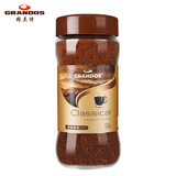 格兰特（GRANDOS）经典速溶纯黑咖啡200g 德国原装进口