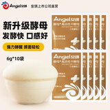 安琪（Angel）高活性干酵母粉家用发面烘焙原料做包子馒头花卷专用低糖型发酵粉 【新升级酵母】6g*10袋