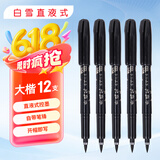 白雪（snowhite）直液式秀丽笔勾线笔软笔式毛笔练字书法大楷中楷小楷绘画美工笔pm33