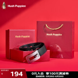 暇步士（Hush Puppies）皮带男真皮腰带自动扣商务男士腰带礼盒装生日礼物送男朋友父亲