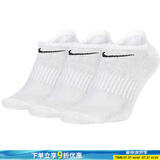 耐克（NIKE）男袜女袜 25新款训练透气短袜快干柔软休闲跑步健身运动nike袜子 SX7678-100/快干三双装 M/24-26厘米/38-42码