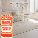东升（DONG SHENG） 新西兰羊毛地毯轻奢诧寂客厅卧室无甲醛无异味抗菌环保可定制 BLQ01 2X2.9米
