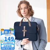 高尔夫（GOLF）电脑包男女14英寸苹果笔记本电脑包手提单肩斜挎包防泼水商务出差