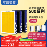可蓝芯芯适配布鲁雅尔blueair空气净化器滤芯过滤网 复合型/新国标/NGB/替换滤芯 503/510B/550E/580i复合滤芯