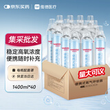 维德氧气瓶便携氧气罐孕妇老人医用高原应急旅游氧气1.4L*40瓶