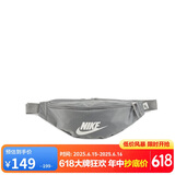 耐克（NIKE）男女腰包 单肩包斜挎包胸包休闲包DB0490-084 灰色