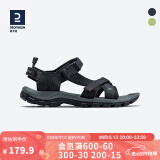 迪卡侬（DECATHLON）户外凉鞋男魔术贴运动鞋溯溪鞋沙滩鞋水鞋男QUS NH500 男款黑色 42