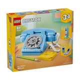 乐高（LEGO）积木31174 复古电话男女孩儿童玩具七夕情人节礼物家居装饰摆件