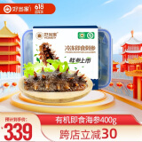 好当家【尝鲜装】冷冻有机即食海参 净重400g 6-10头 深海底播刺参