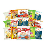 上好佳 薯片虾片膨化食品休闲零食随机口味5-7g 共42包 膨化