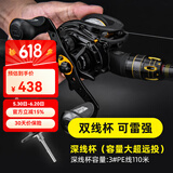 ABU GARCIA 阿布P4水滴轮MAX4SX鱼线轮轻量远投路亚轮金属轮雷强微物渔轮 MAX4 SX右手摇+深线杯