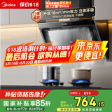美的（Midea）抽吸排油烟机 家用侧吸式吸油烟机 排烟机 厨房脱排烟机CXW-200-J30家电国家补贴立减15%