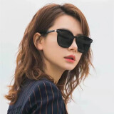 【新链接】户外GM同款墨镜男女通用感新款防晒太阳镜 黑框 C款