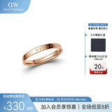 丹尼尔惠灵顿（DanielWellington）dw戒指女时尚玫瑰金对戒男女同款生日礼物送女友DW00400017