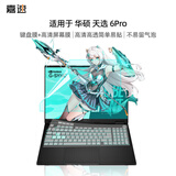 嘉速华硕天选6Pro 键盘膜+高清屏幕膜 16英寸笔记本电脑高清高透全屏膜贴膜套装 易贴