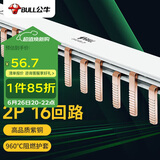 公牛(BULL) 汇流排 空气开关连接铜排 接线排端子 空开断路器汇流排 LH-63/ 2P 16回路