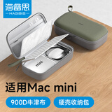 海备思适用Macmini M4/M4 Pro收纳包迷你电脑主机保护包便携硬壳盒键盘鼠标充电宝数码防震箱保护套
