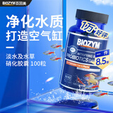 百因美（BIOZYM） 硝化细菌胶囊水族消化细菌鱼缸净化水质 观赏鱼养鱼用品 淡水及水草硝化菌胶囊100粒