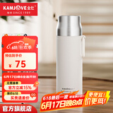金灶（KAMJOVE）保温茶杯男士泡茶专用茶水分离泡茶杯子不锈钢内胆双层保温杯T-8F 象牙白 500ml