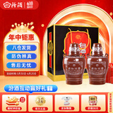 汾酒【父亲节礼物】老白汾10年 汾酒10年53度475ml清香型白酒礼盒装 53度 475mL 2瓶