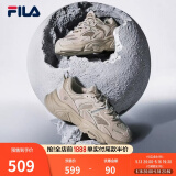 FILA斐乐女鞋跑步鞋火星二代复古老爹鞋运动鞋休闲慢跑鞋MARS Ⅱ 驼丝锦-DO-F12W131116F 35.5