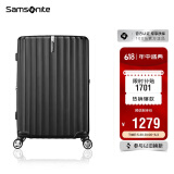 新秀丽（Samsonite）行李箱25英寸拉杆箱时尚旅行箱包大容量密码箱GU9托运皮箱黑色 