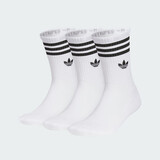 三叶草（Adidas）阿迪达斯ADIDAS 三叶草男女透气运动袜JP1275 白色 S