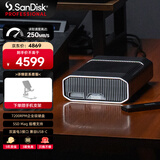 闪迪大师极客 致捷 8TB 企业级桌面移动硬盘 机械硬盘雷电3兼容USBType-C 3.5英寸大容量读写速度250MB/S